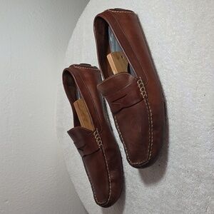 Cole Haan Howland Penny Leather Loafers Men's 12 Brown In Guc